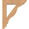 Ekena Millwork Funston Slat Smooth Bracket w/ Offset Brace, Western Red Cedar, 7 1/2"W x 32"D x 38"H BKT0806X32X38FST06SWR - alternate 3